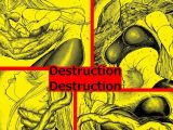 Destruction Destruction ヒロイン首絞め完全敗北