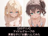 アイドルグループの清楚な子に「おねがい」してみた